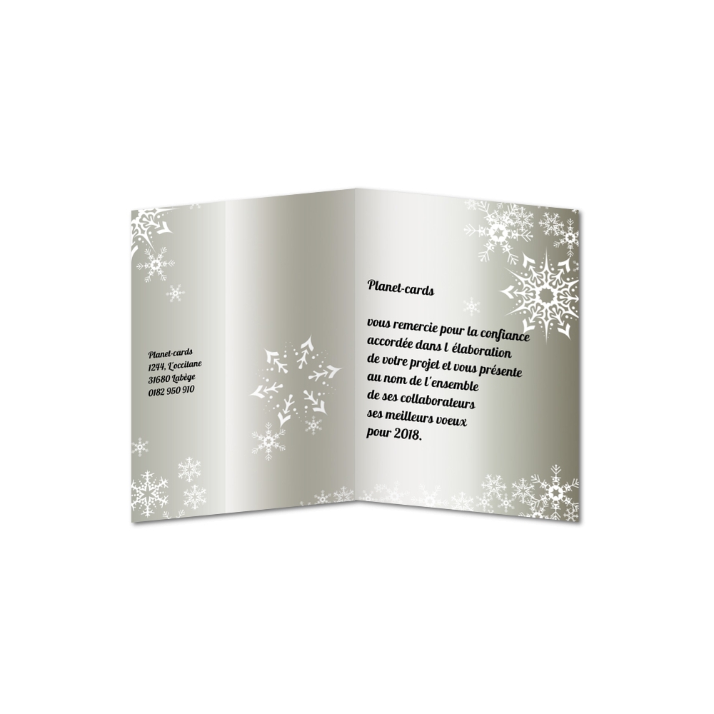 Carte de voeux 2024 personnalisée avec photos