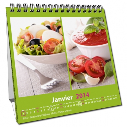 Calendrier de bureau CARRE