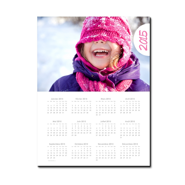 Calendrier poster photo Calendrier poster photo