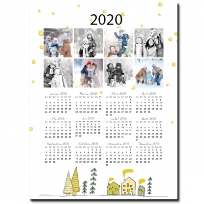 Calendrier poster photo