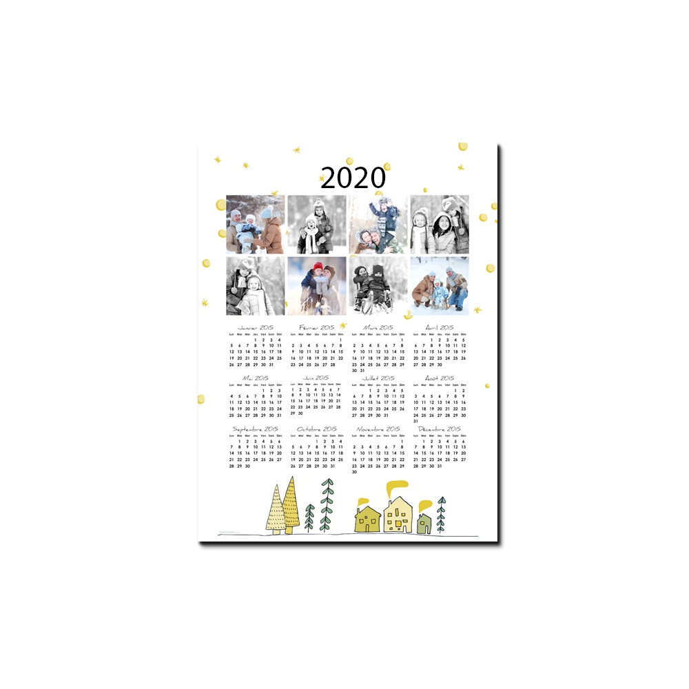 Calendrier poster photo