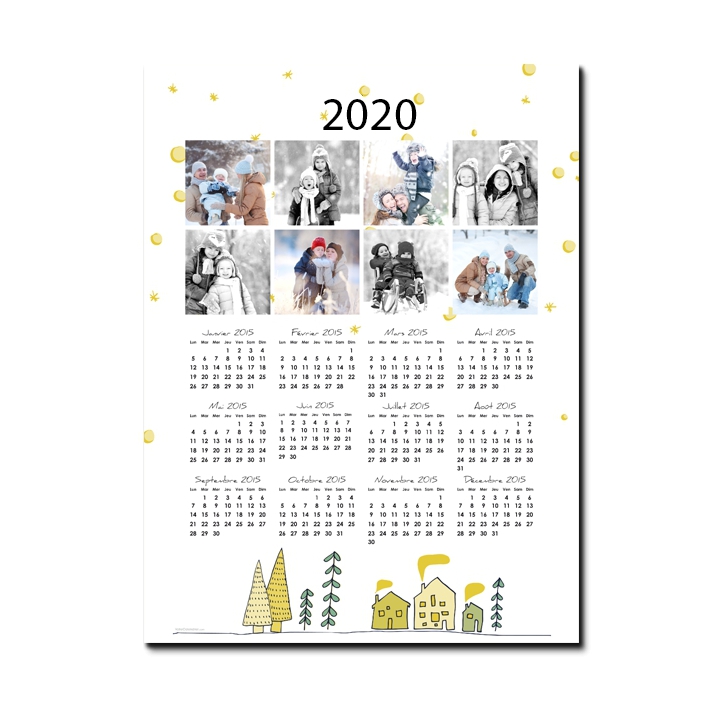 Calendrier poster photo