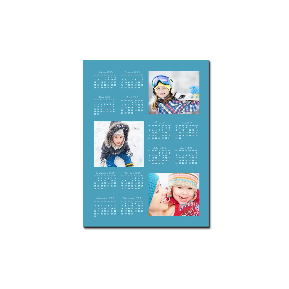 Calendrier poster photo Calendrier poster photo