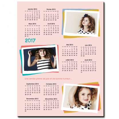 Calendrier poster photo