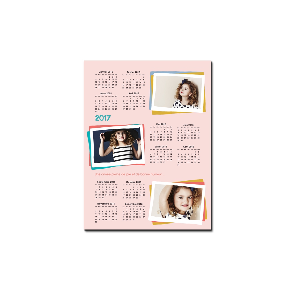 Calendrier poster photo Calendrier poster photo