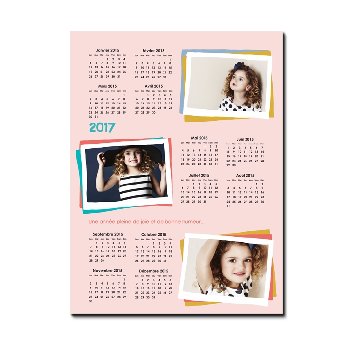 Calendrier poster photo Calendrier poster photo