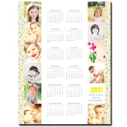 Calendrier poster photo