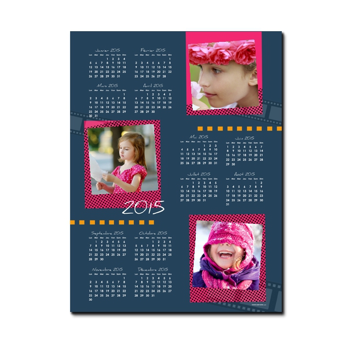 Calendrier poster photo Calendrier poster photo