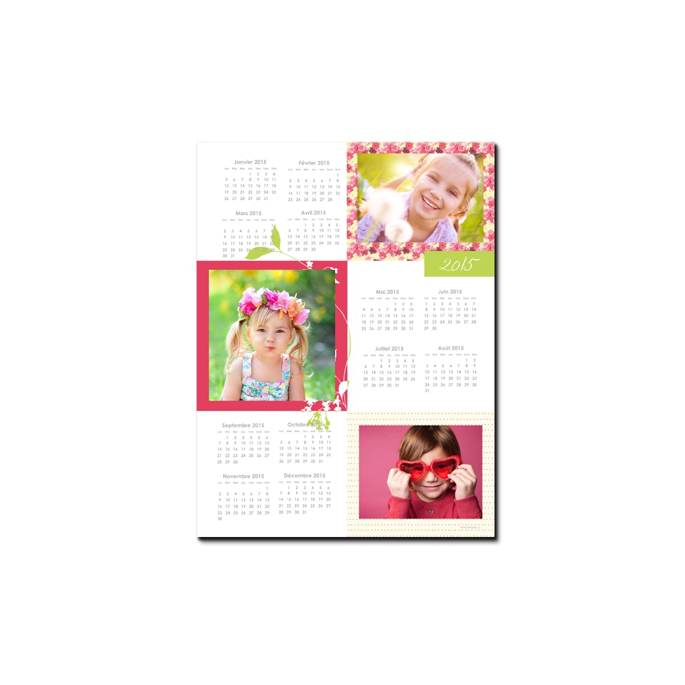 Calendrier poster photo Calendrier poster photo