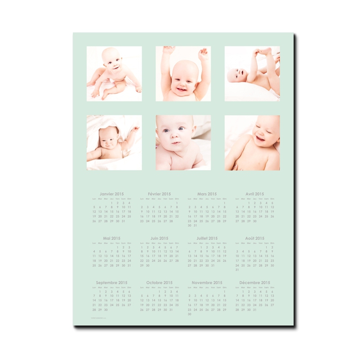 Calendrier poster photo Calendrier poster photo
