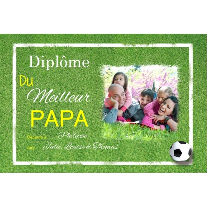 Diplôme personnalisé rigide