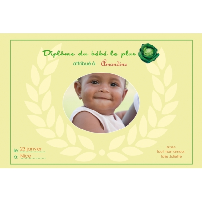Diplôme personnalisé rigide