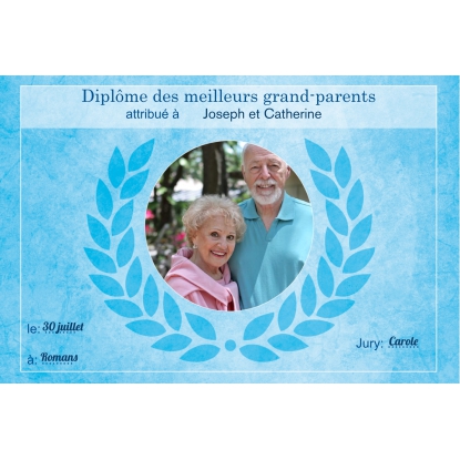 Diplôme personnalisé rigide