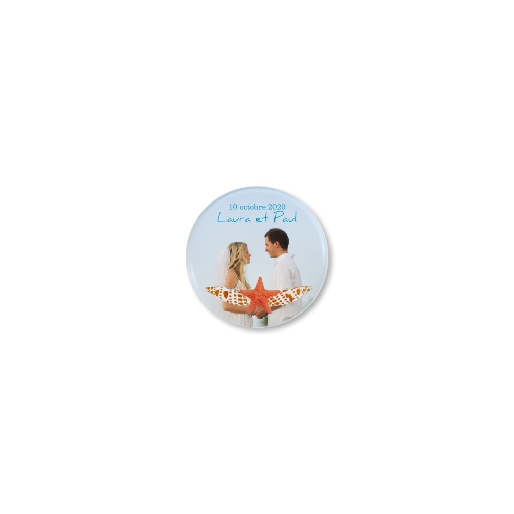 Badge photo épingle Badge photo épingle