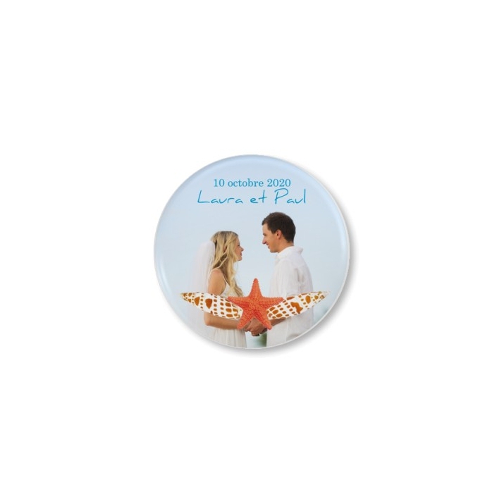 Badge photo épingle Badge photo épingle