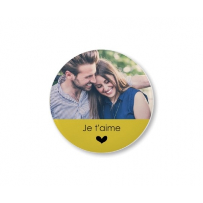 Badge photo aimanté