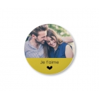 Badge photo aimanté