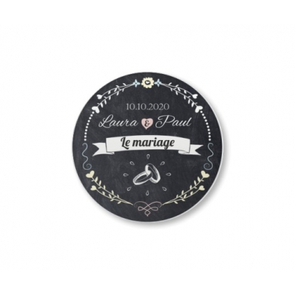 Badge photo aimanté