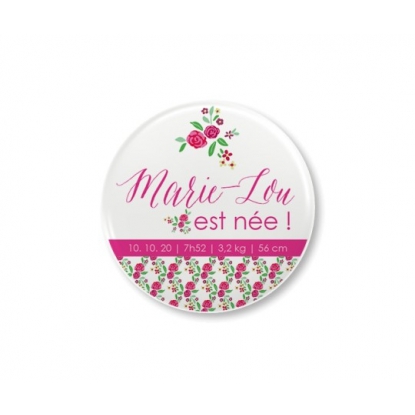 Badge photo aimanté