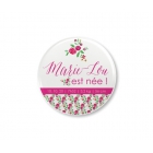 Badge photo aimanté