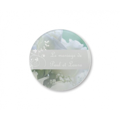 Badge photo aimanté