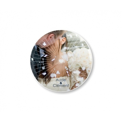 Badge photo aimanté