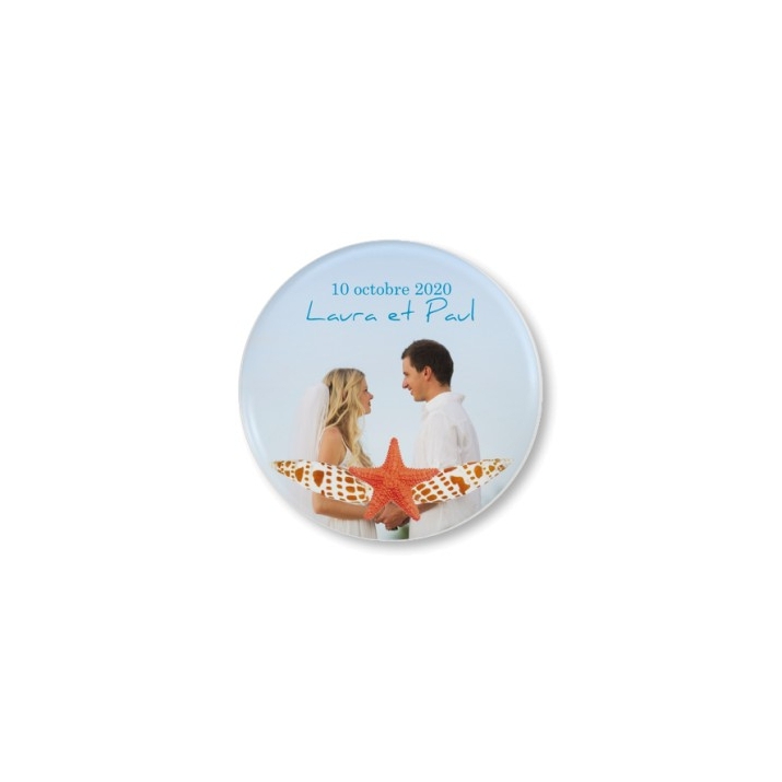 Badge photo aimanté Badge photo aimanté