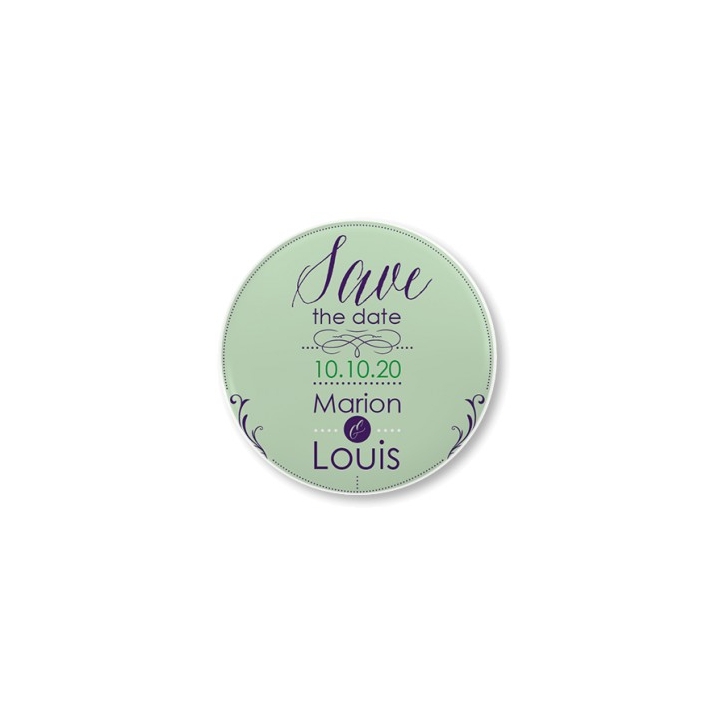 Badge photo aimanté