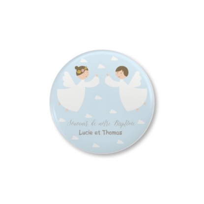 Badge photo aimanté