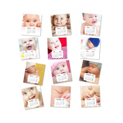 Calendriers magnetiques 12 planches