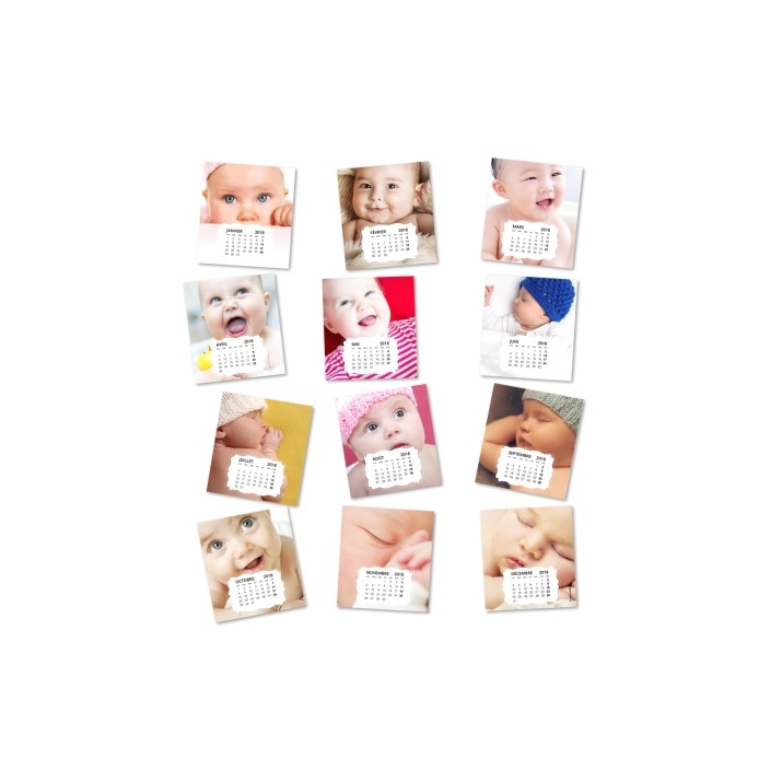 Calendriers magnetiques 12 planches Calendriers magnetiques 12 planches