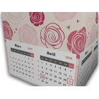 Calendrier Cube douze mois