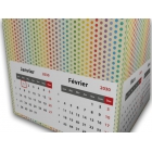 Calendrier Cube douze mois