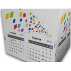 Calendrier Cube douze mois