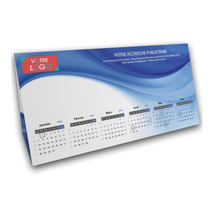 Calendrier à poser "Tente" Calendrier à poser "Tente"