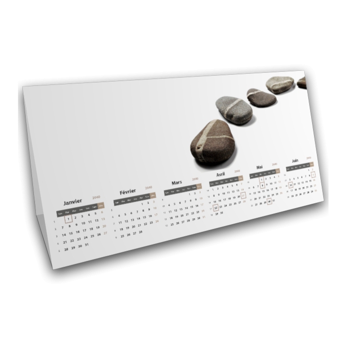 Calendrier à poser "Tente" Calendrier à poser "Tente"