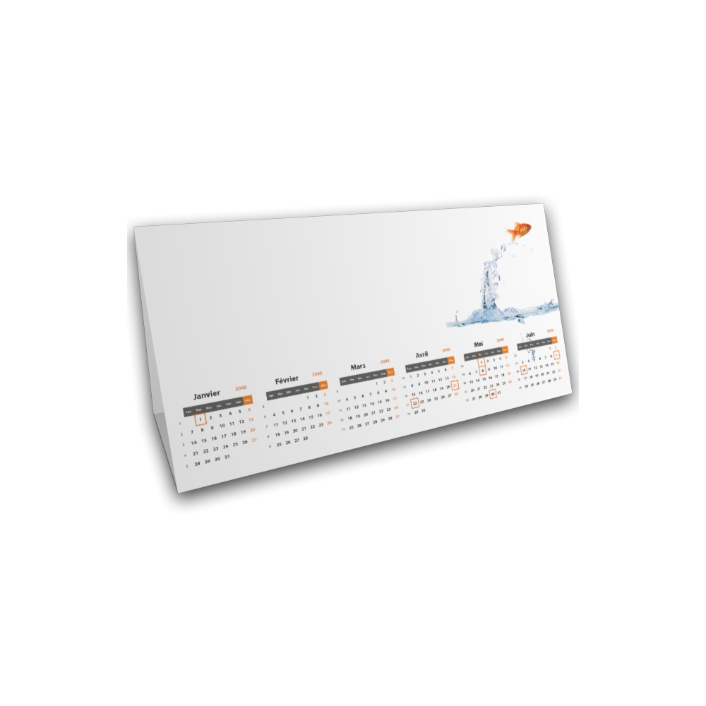 Calendrier à poser chevalet