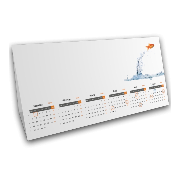 Calendrier à poser chevalet