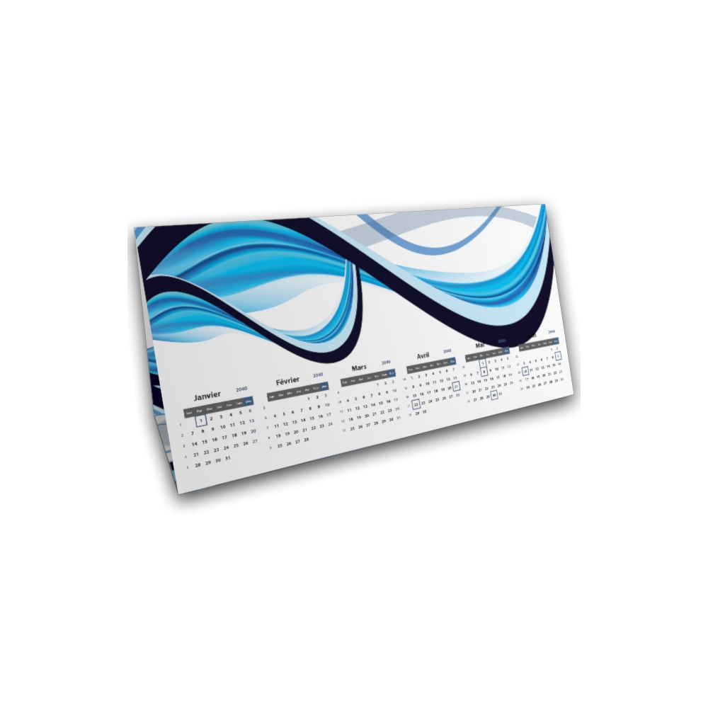 Calendrier à poser "Tente" Calendrier à poser "Tente"