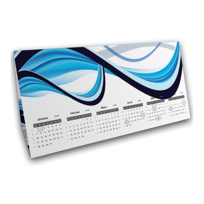 Calendrier à poser "Tente" Calendrier à poser "Tente"