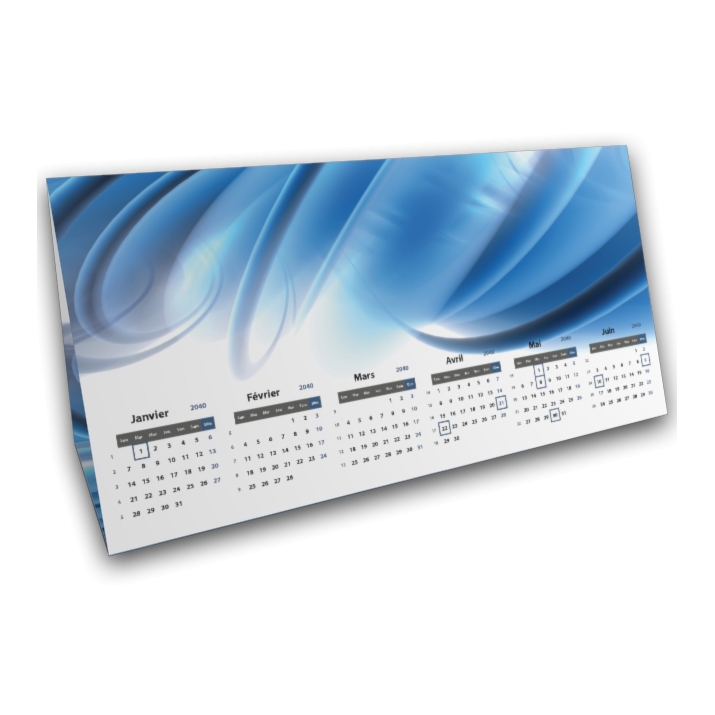 Calendrier à poser "Tente" Calendrier à poser "Tente"