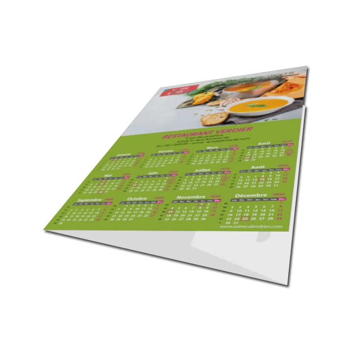 Calendrier photo chemise