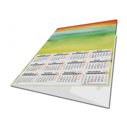 Calendrier photo chemise