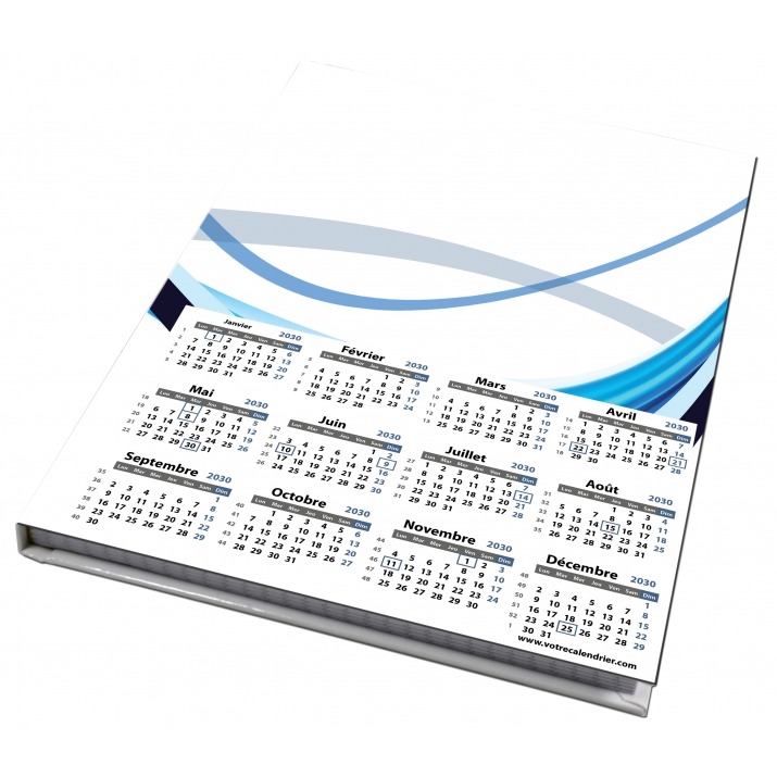 Calendrier carnet de notes