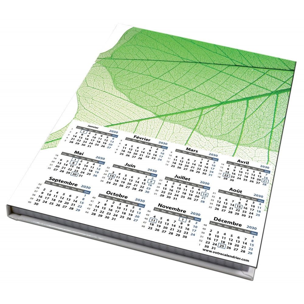 Calendrier carnet de notes