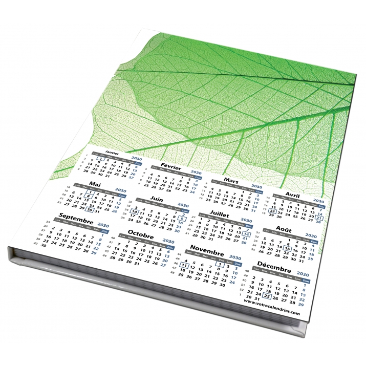 Calendrier carnet de notes