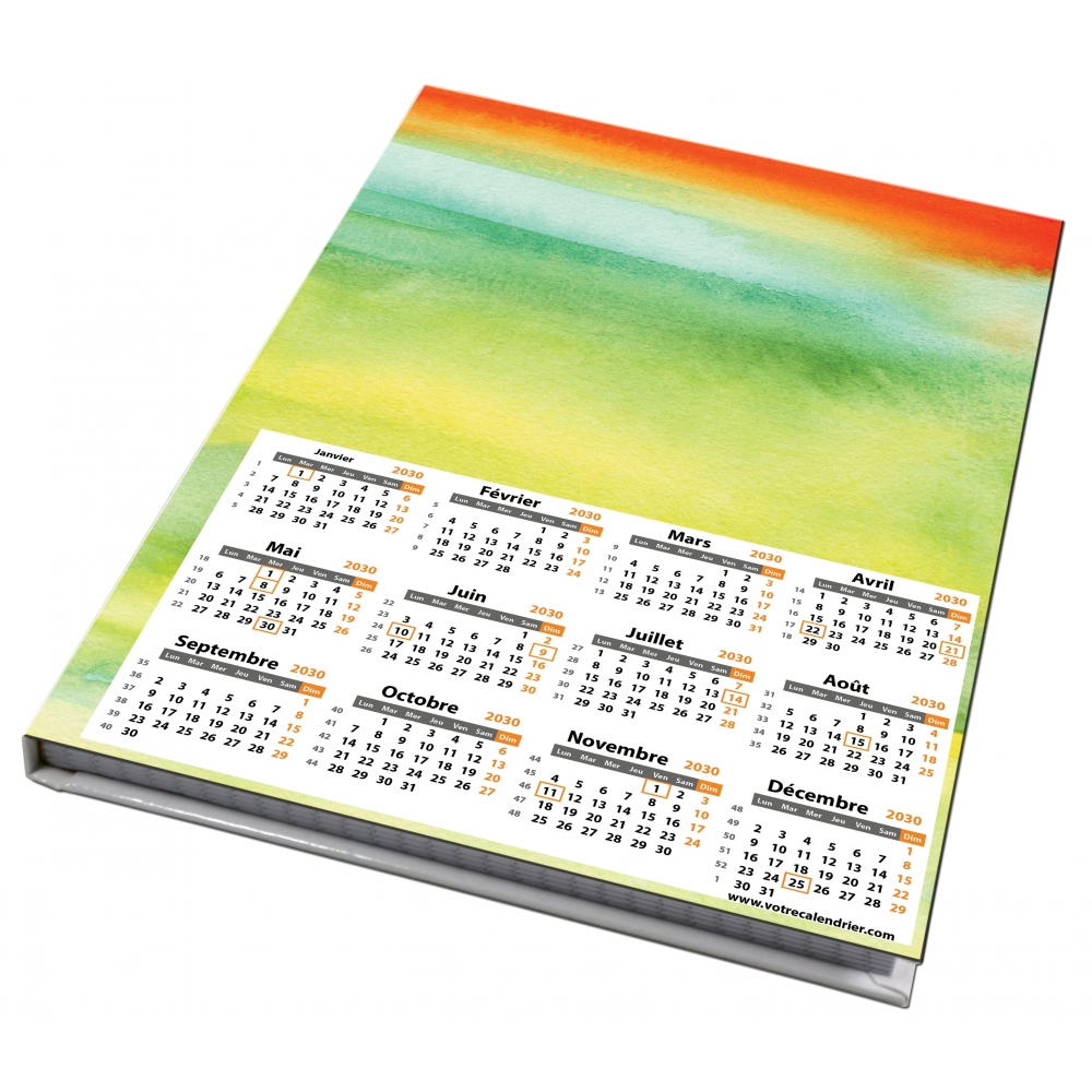 Calendrier carnet de notes