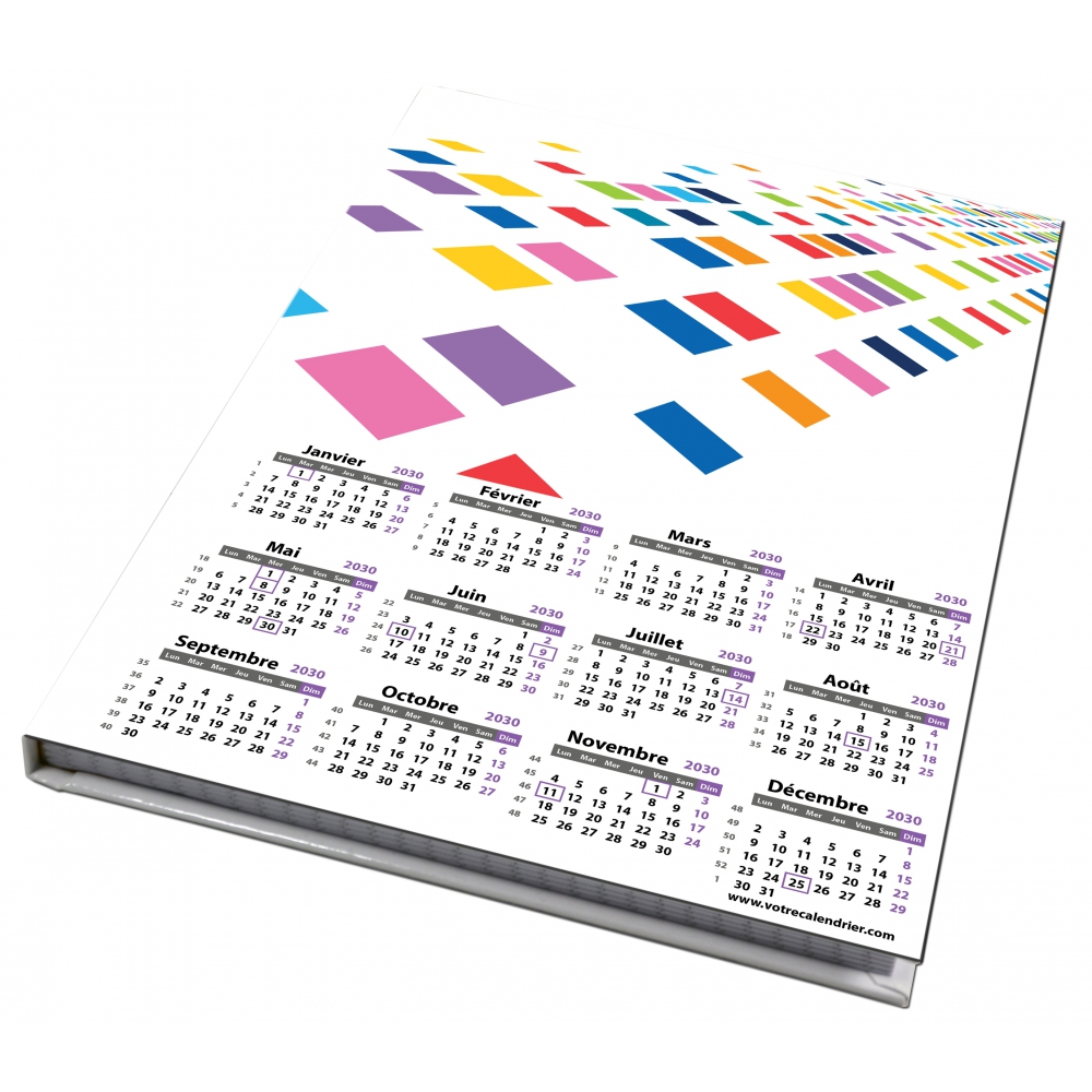 Calendrier carnet de notes