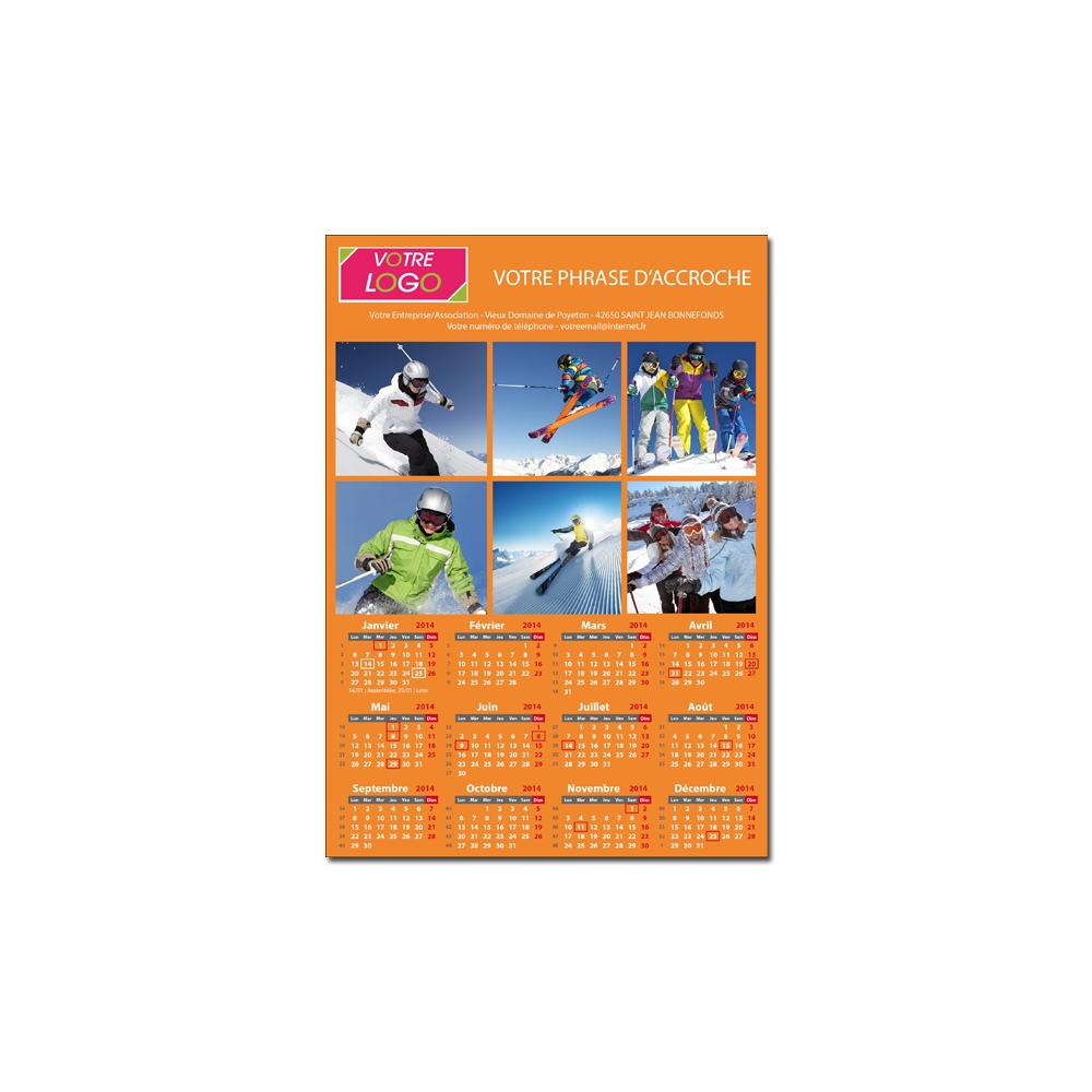 Calendrier Magnet (Aimanté) Calendrier Magnet (Aimanté)