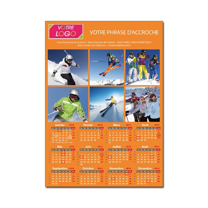 Calendrier Magnet (Aimanté) Calendrier Magnet (Aimanté)